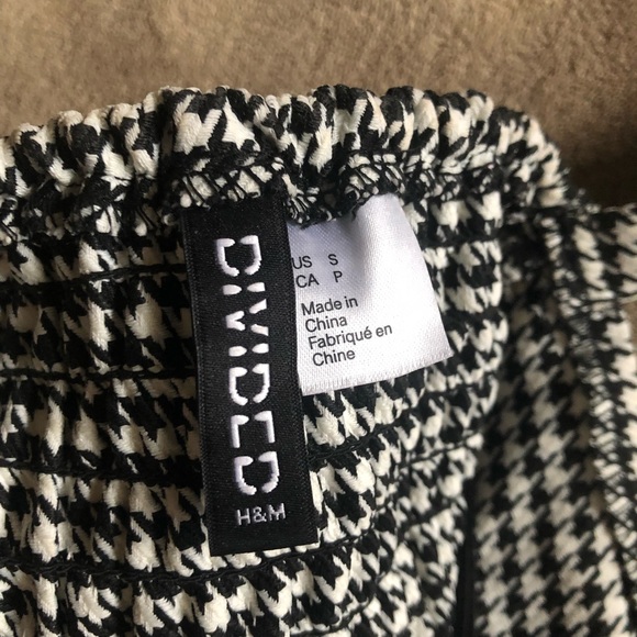 Houndstooth bralette crop top - Picture 4 of 4